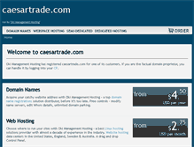Tablet Screenshot of caesartrade.com